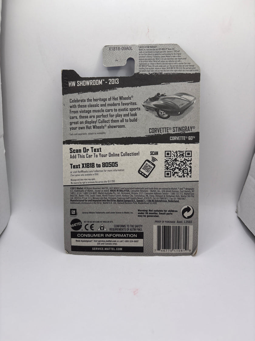 हॉट व्हील्स कार्वेट स्टिंग्रे डाइकास्ट