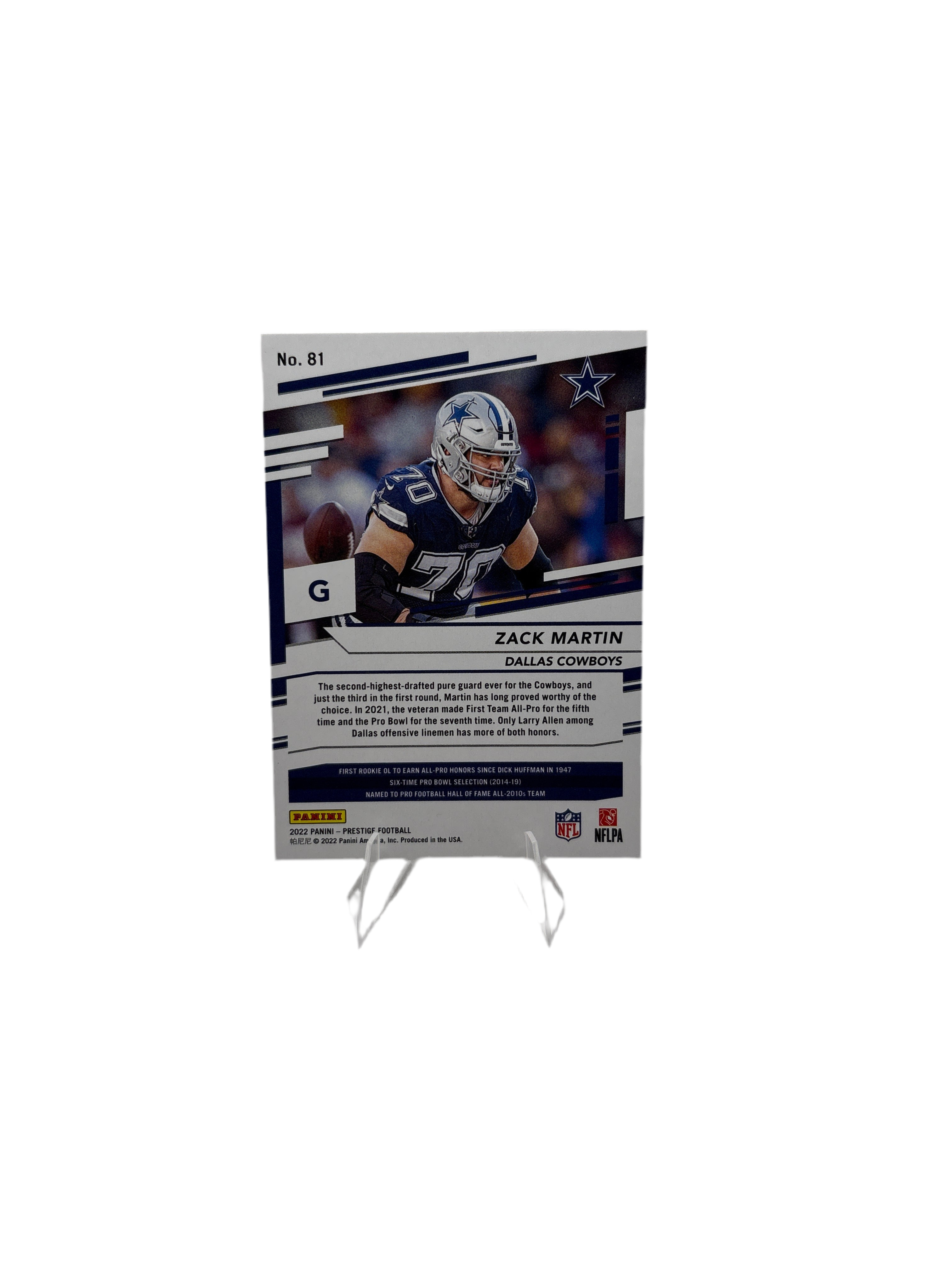 Prestige Zack Martin