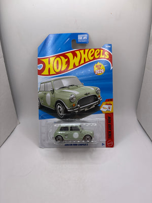 Hot Wheels Austin Mini Cooper S Diecast green