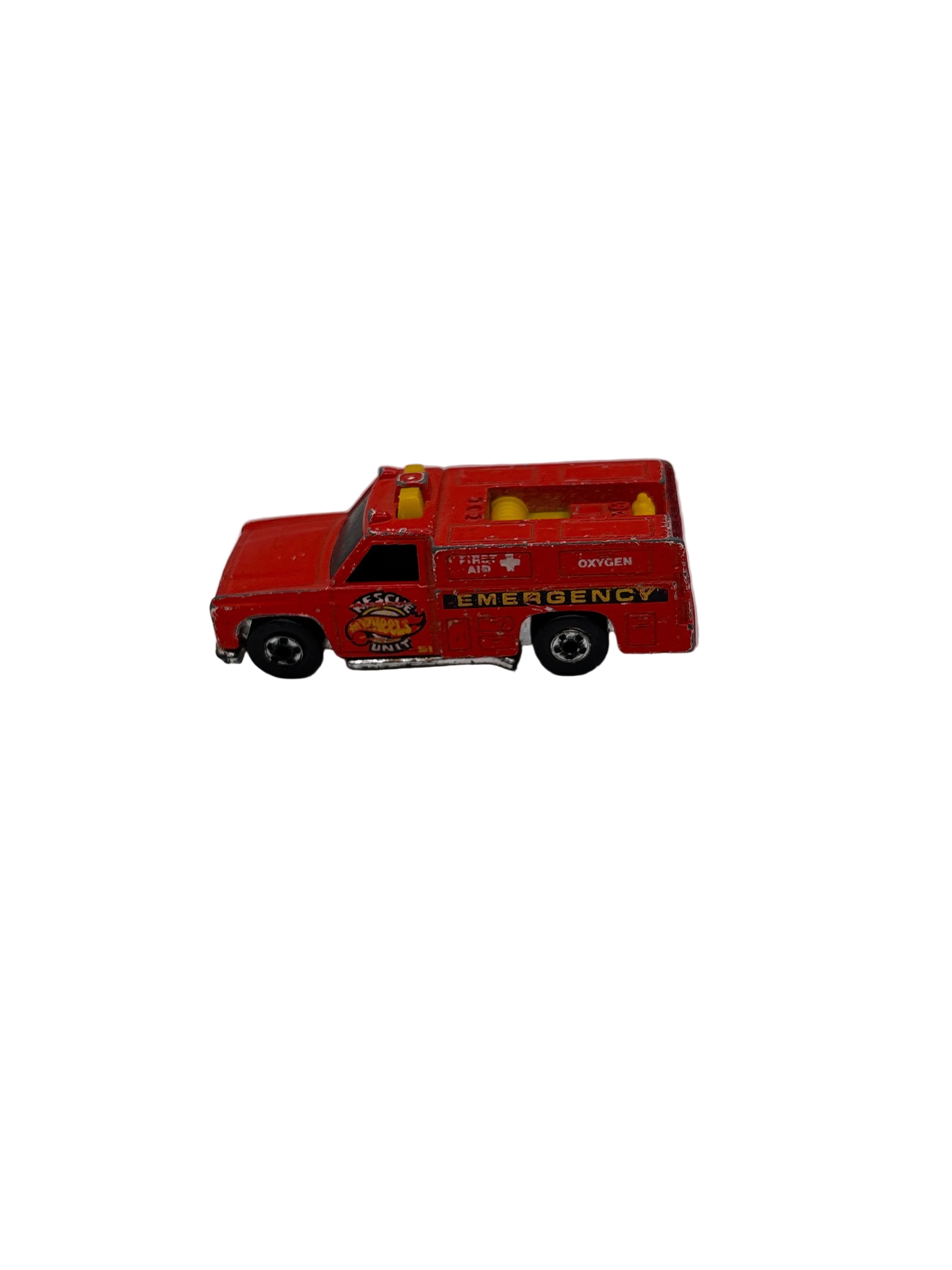 Hot Wheels Emergency Unit Diecast red