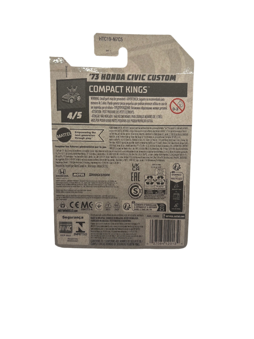 Hot Wheels 73 Honda Civic Custom Diecast