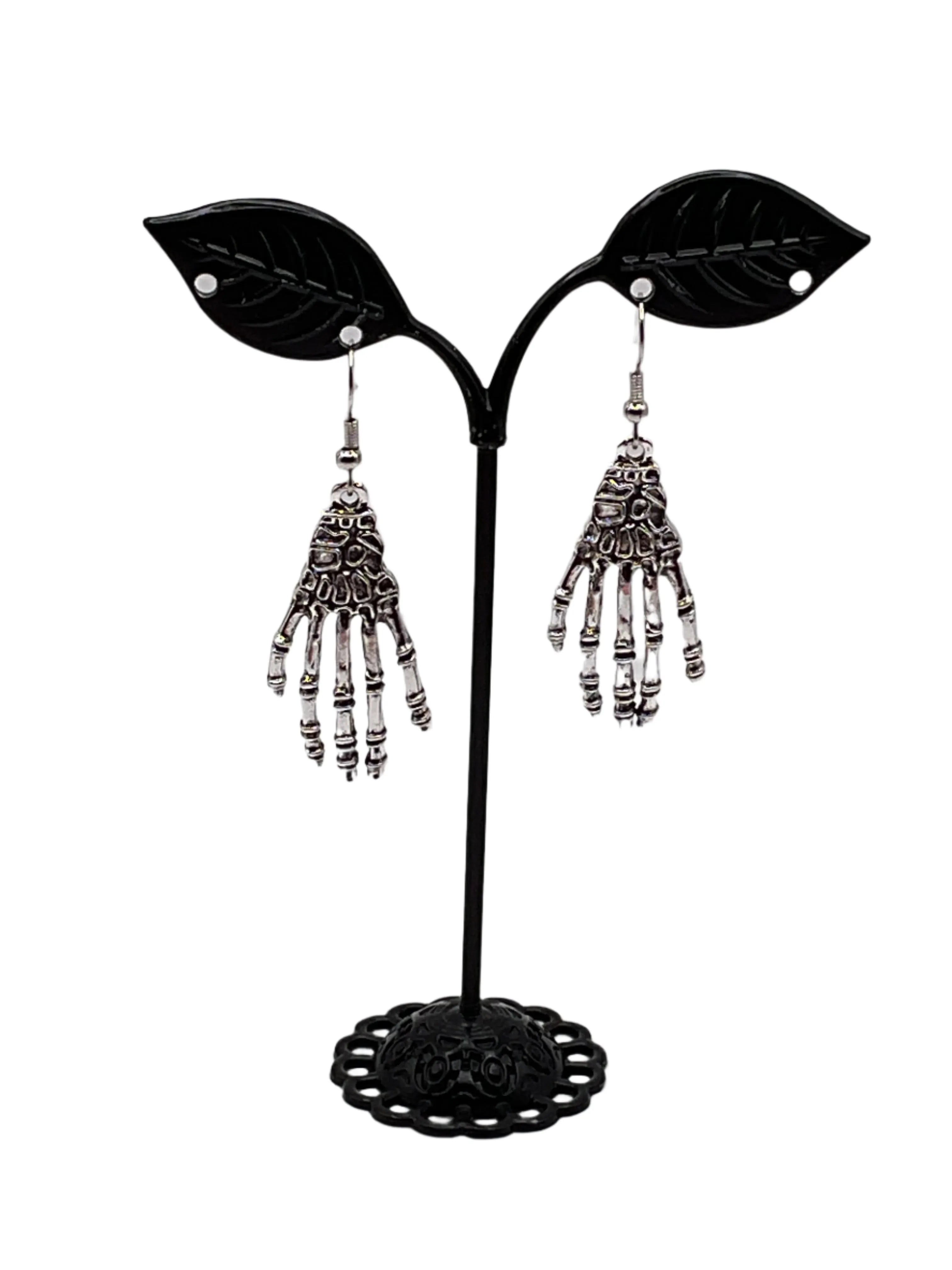 Silver Skeleton Hand