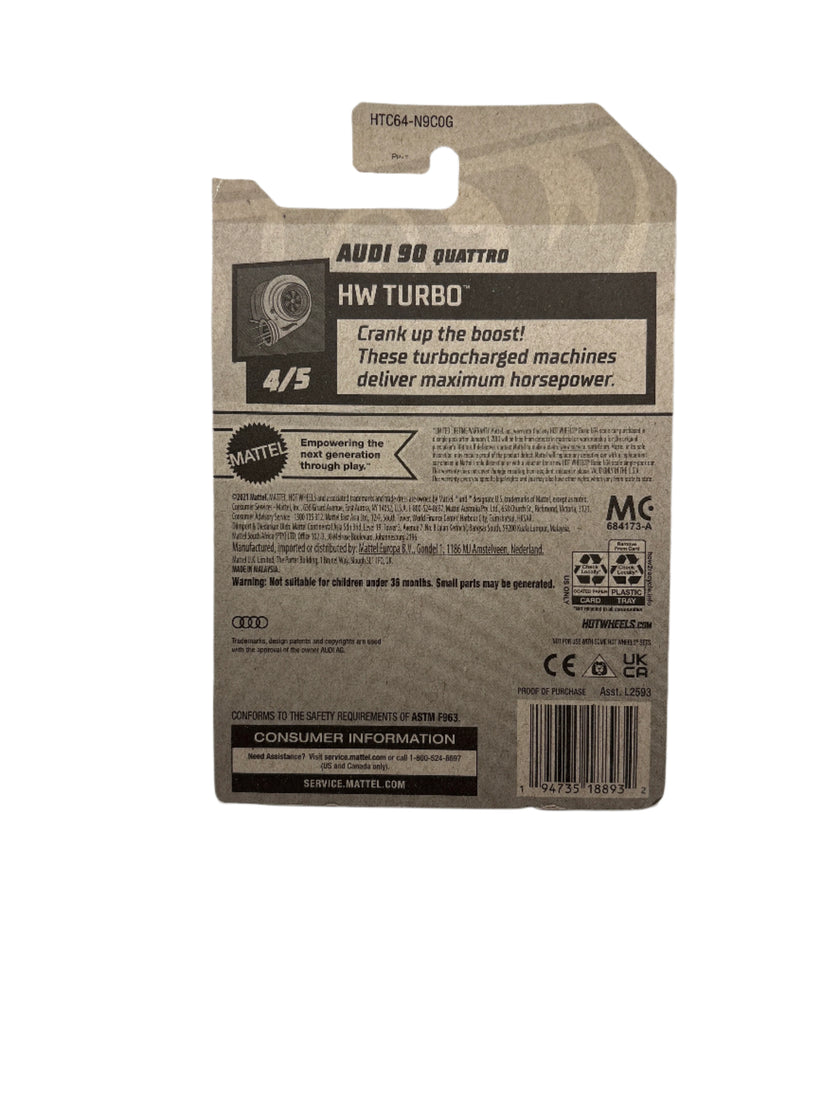 Hot Wheels Audi 90 Quattro Diecast