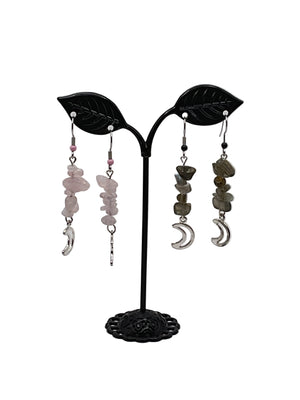 Crystal Chip Earrings