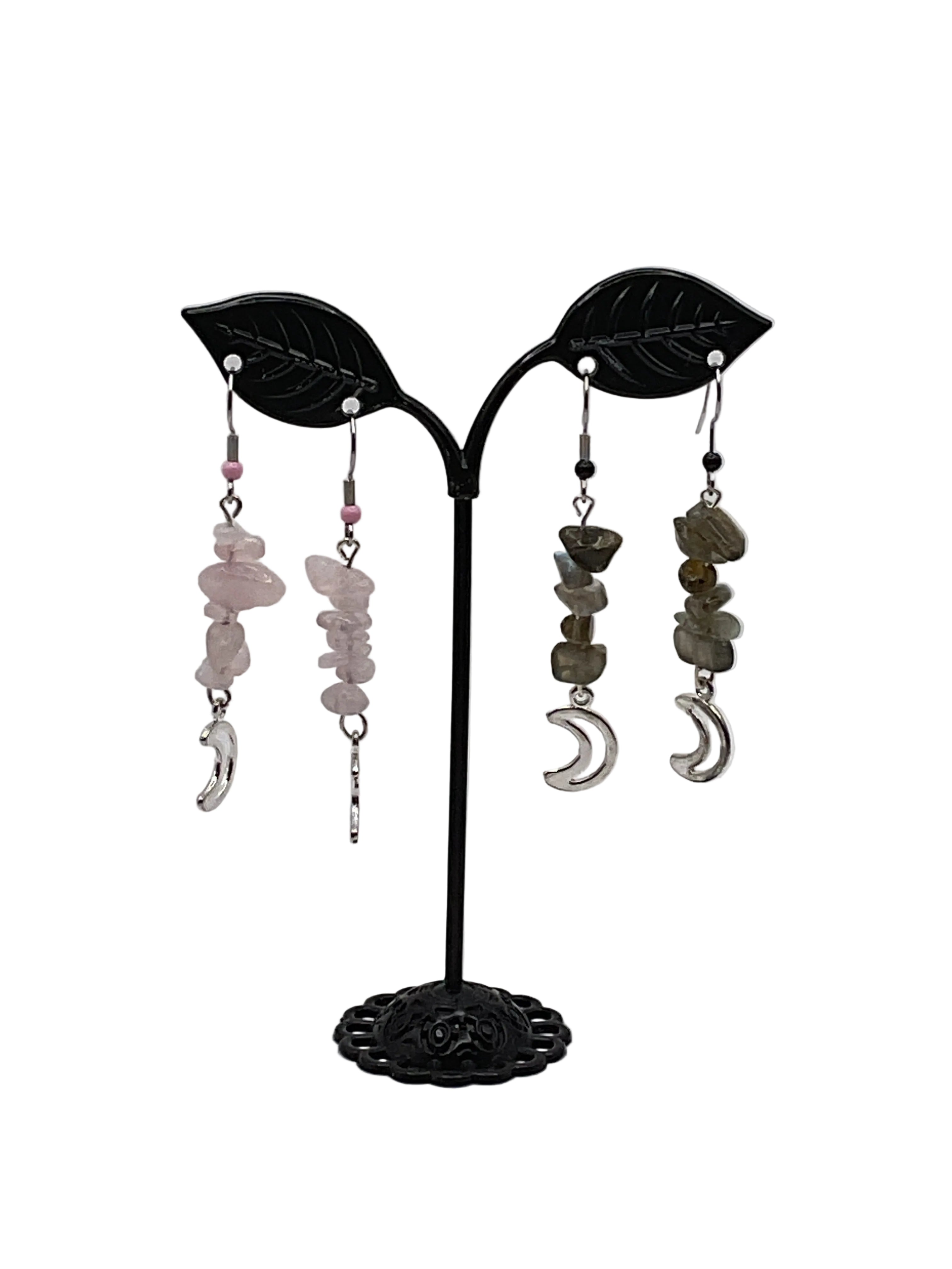 Crystal Chip Earrings