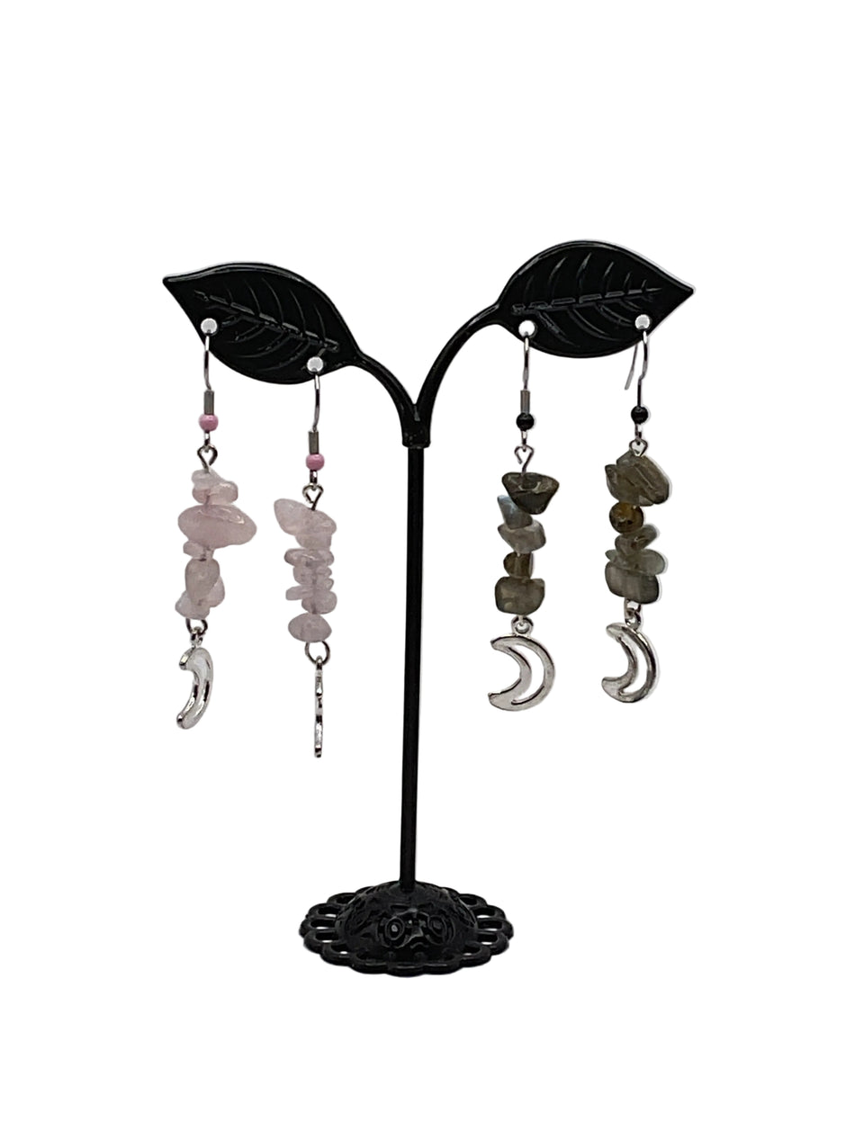 Crystal Chip Earrings