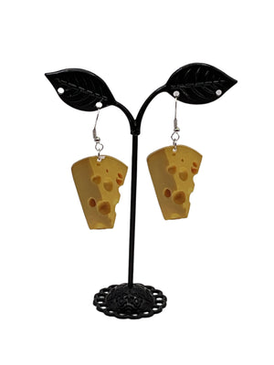 Chunks of Swiss Cheese Earrings