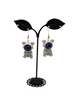 Bear astronaut earrings