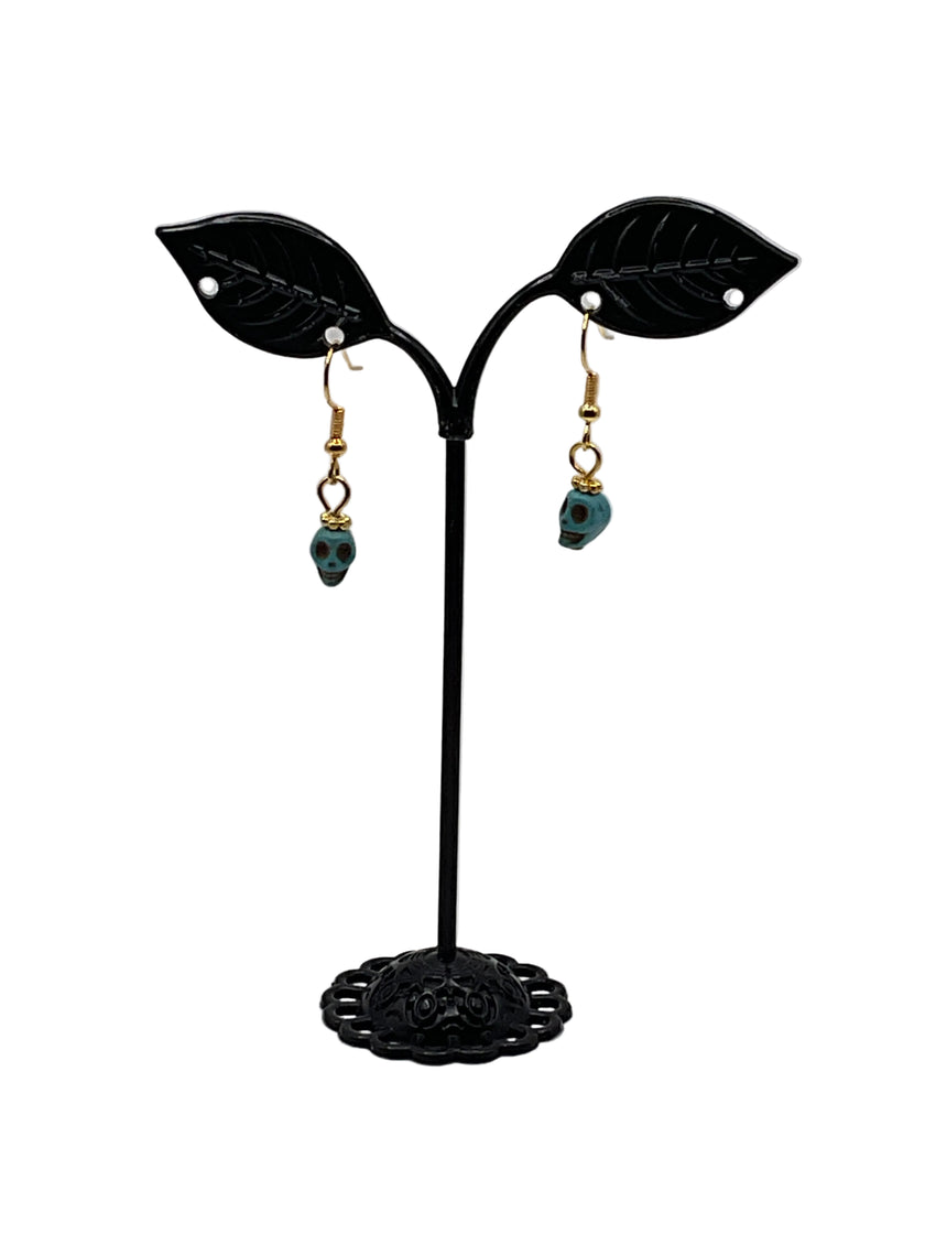 Colorful Tiny Skull Earrings