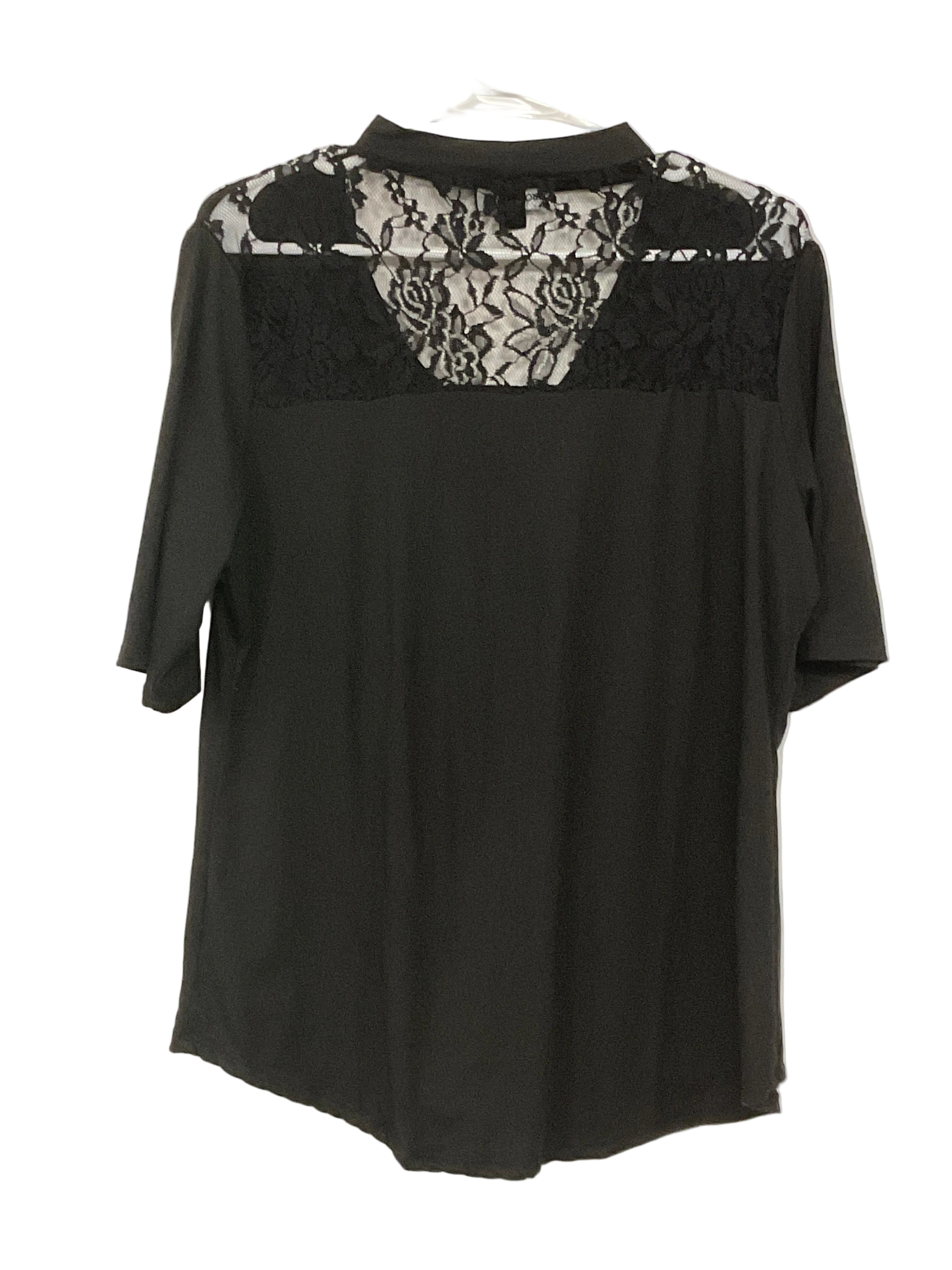 Black Lace Blouse