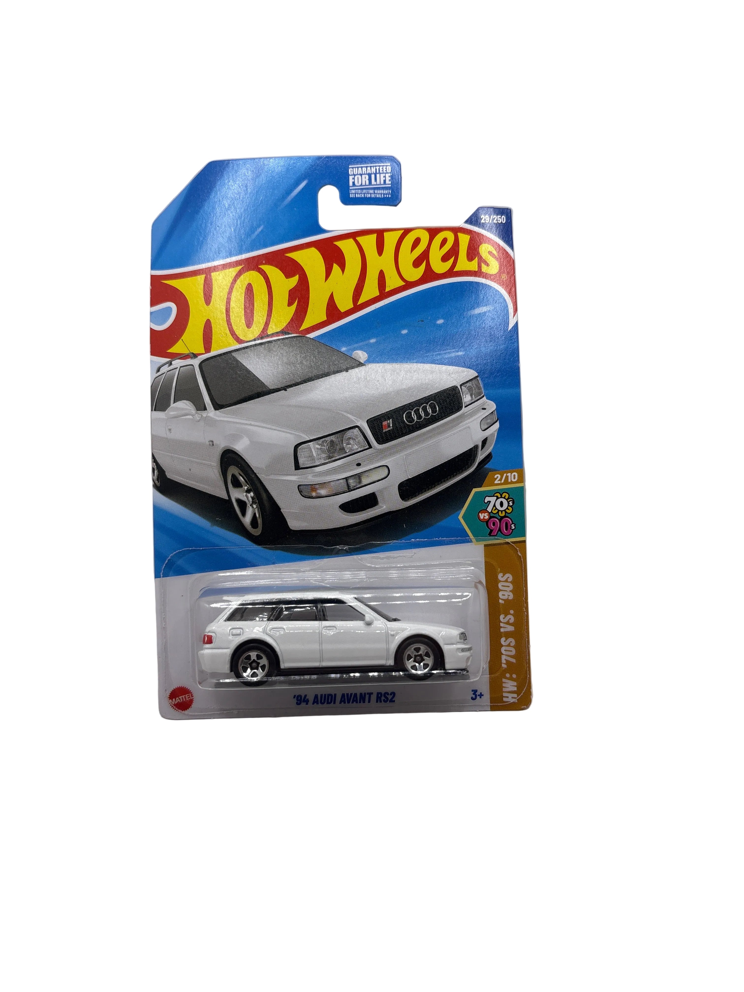 Hot Wheels 94 Audi Avant RS2 Diecast white