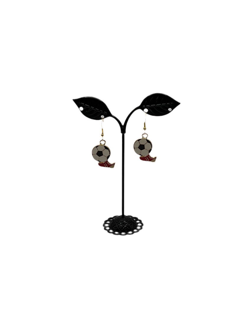 Soccer earrings 2