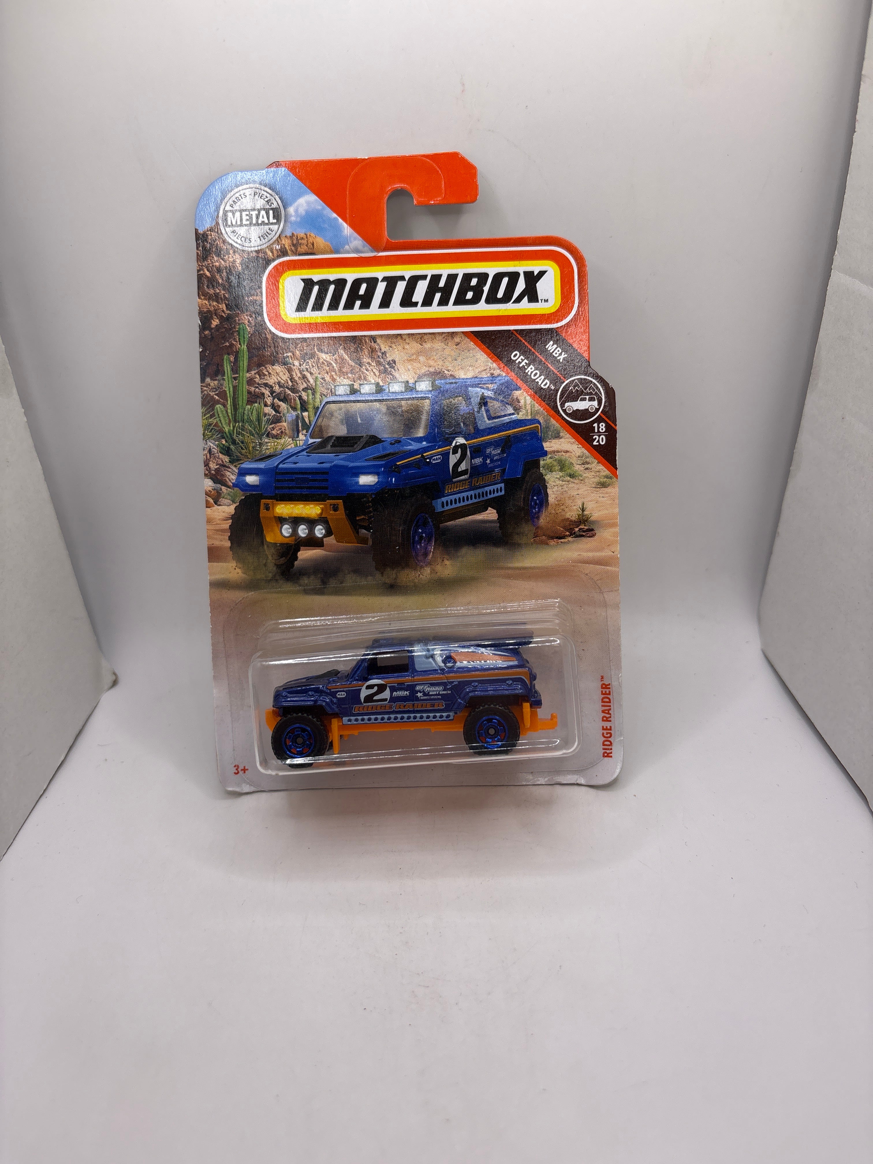 Matchbox Ridge Raider Diecast blue