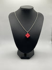 Red Die necklace