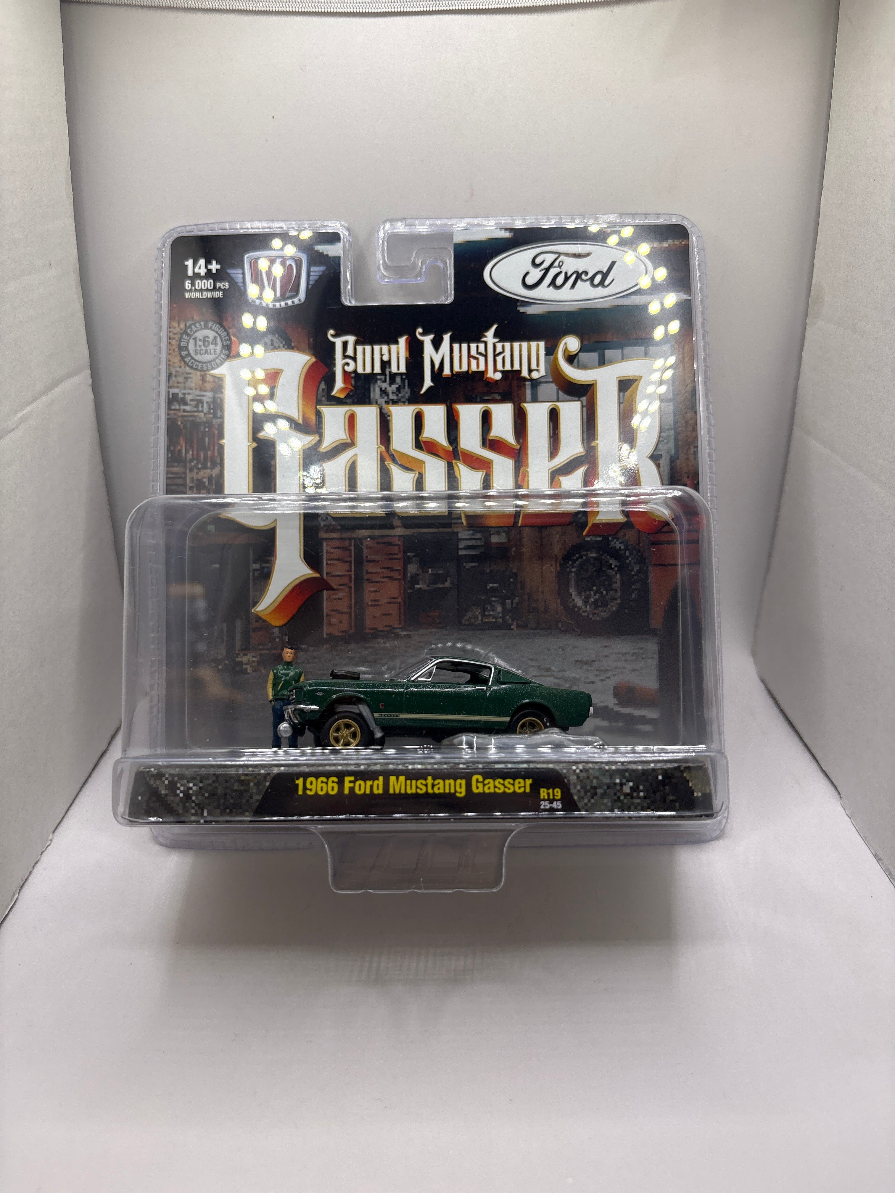 M2 1966 Ford Mustang Gasser Diecast green