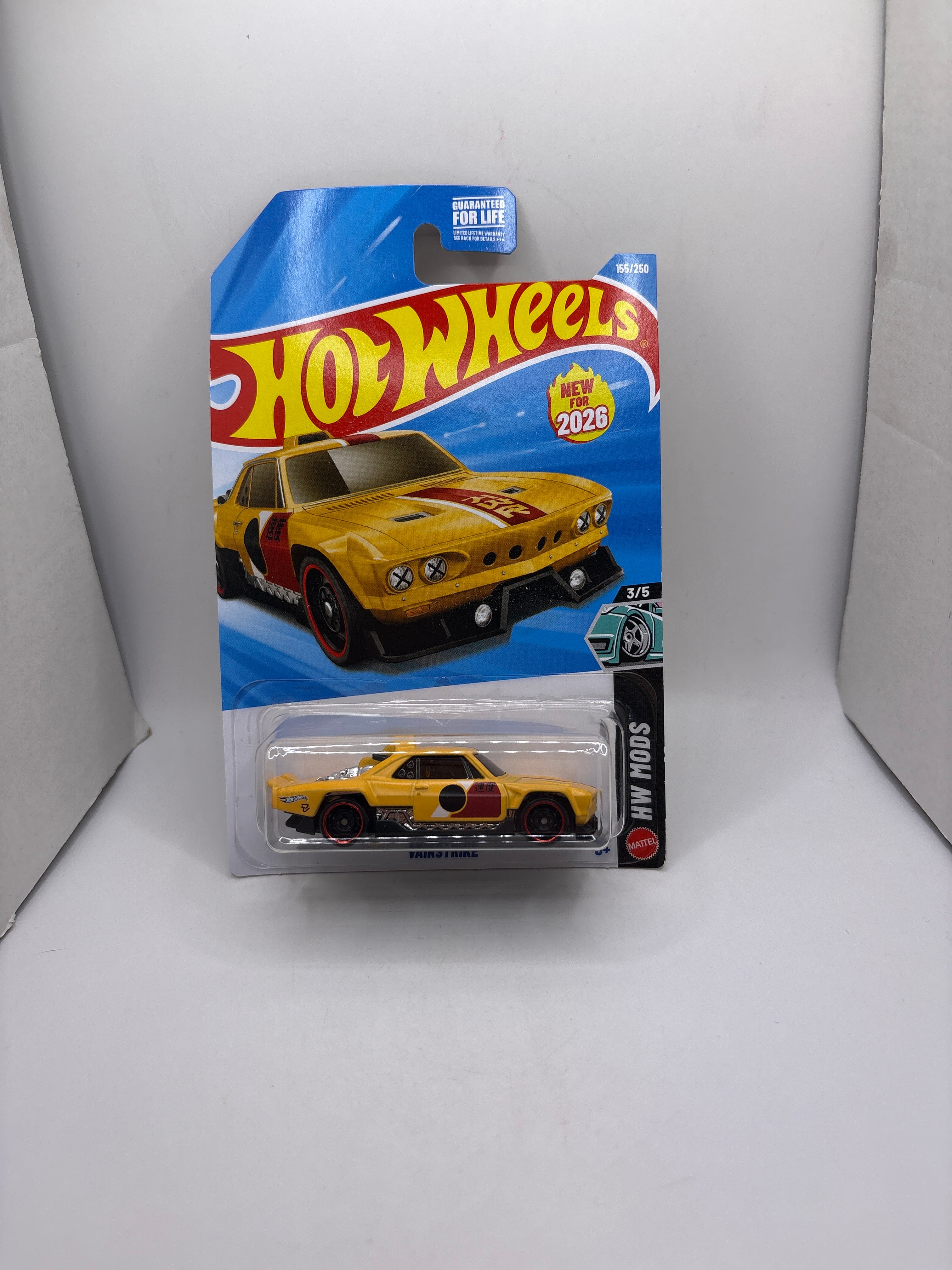 Hot Wheels Vairstrike Diecast yellow
