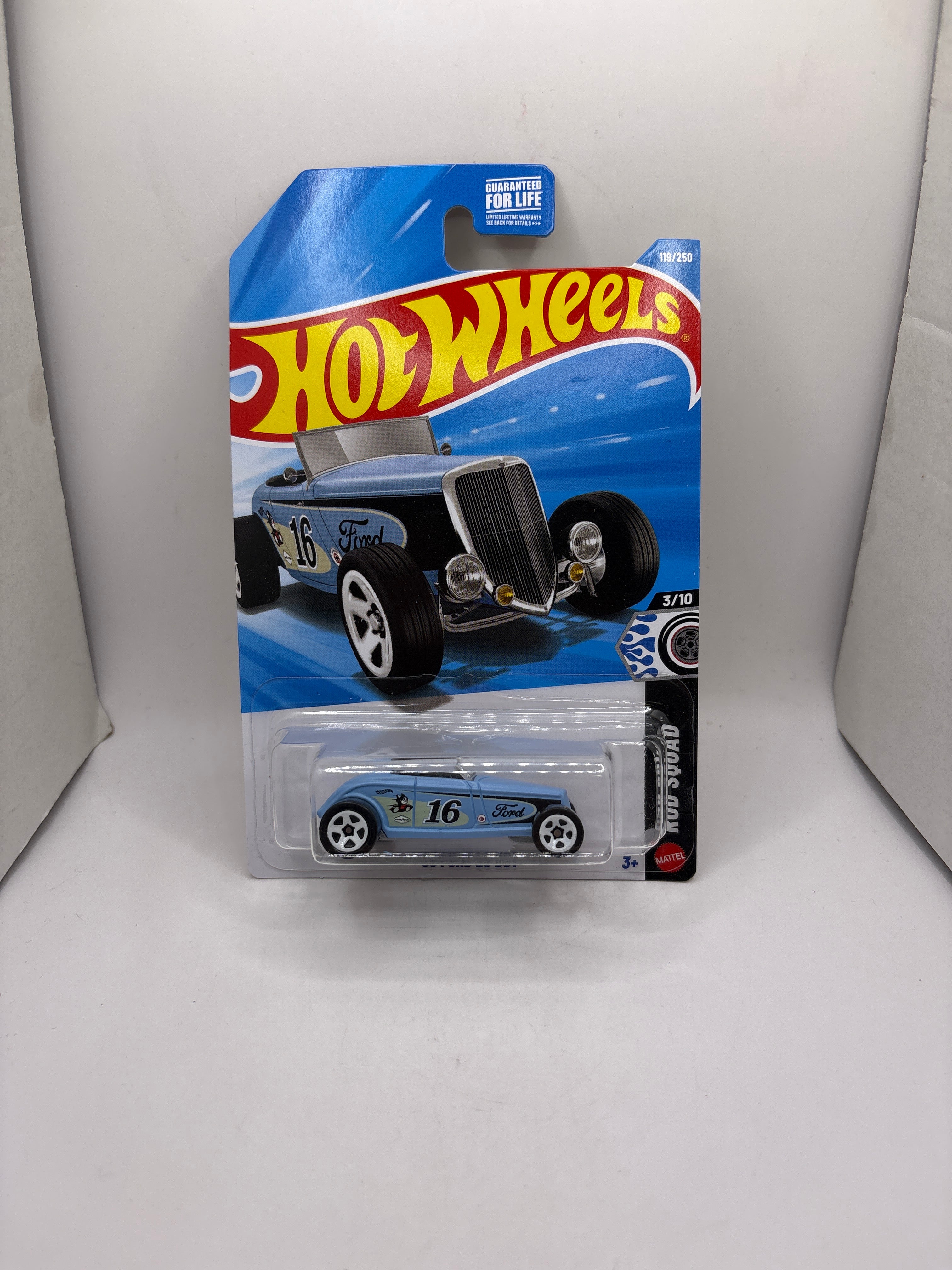 Hot Wheels 33 Ford Lo Boy Diecast blue