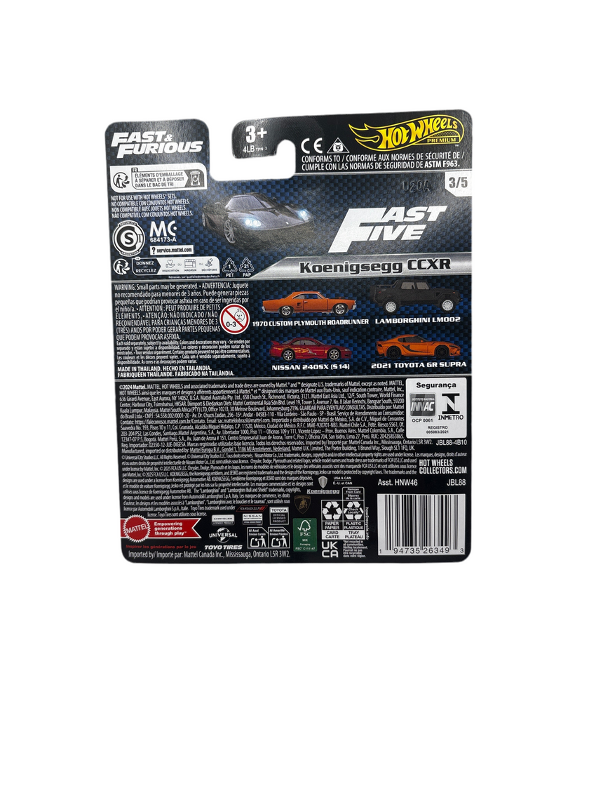 Hot Wheels Koenigsegg CCXR Diecast