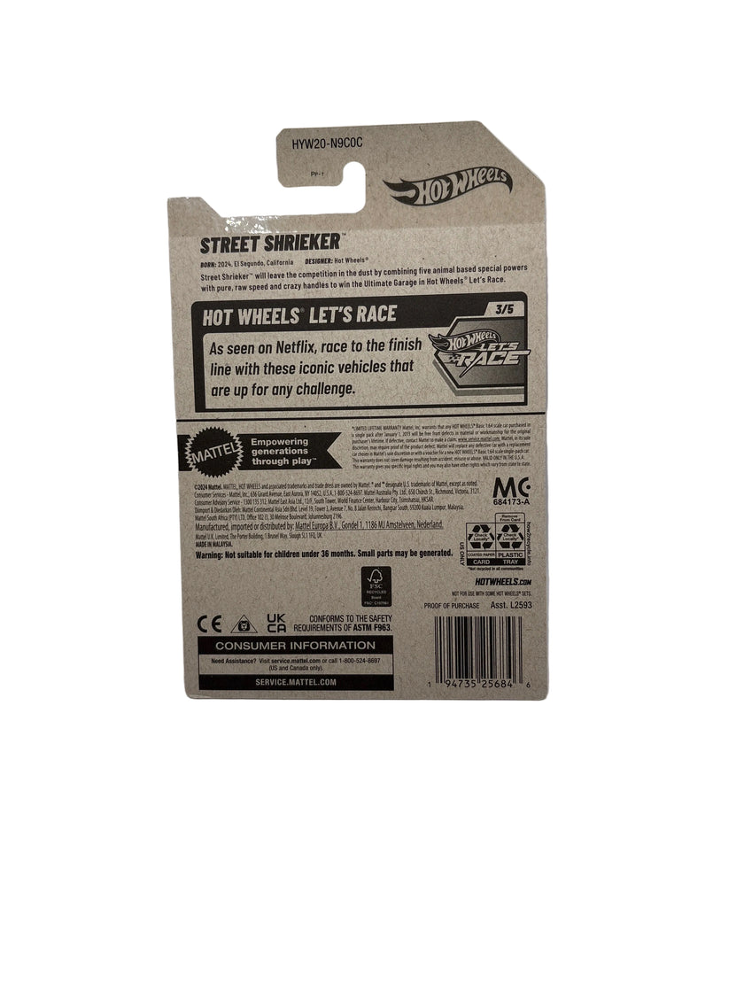 Hot Wheels Street Shrieker Diecast purple