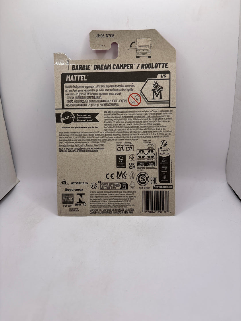Hot Wheels Barbie Dream Camper/Roulotte Diecast