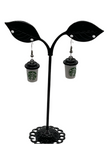 Star bucks coffee earrings