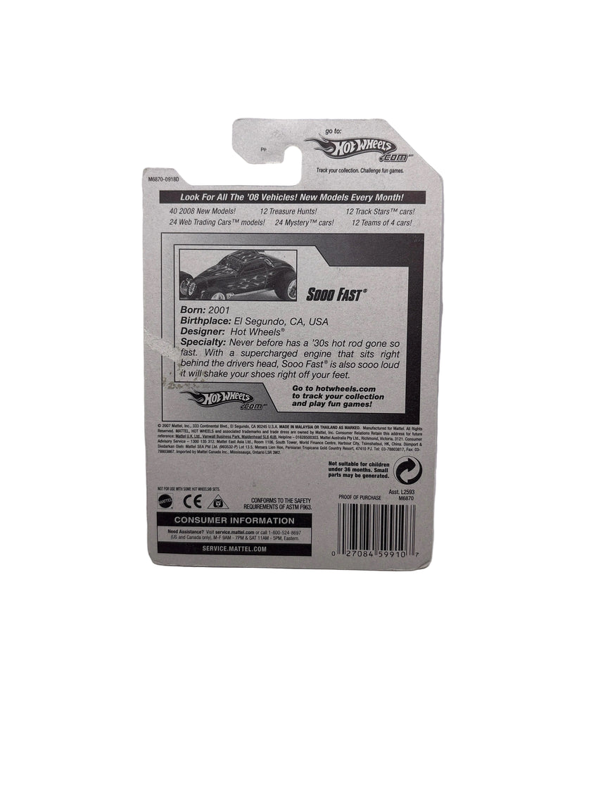 Hot Wheels Sooo Fast Diecast purple