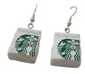 Coffee Bag Earrings