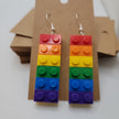 Rainbow Building Block Earrings