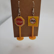 Street Sign Mixed Earrings