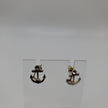 Gold Nautical Post Earrings