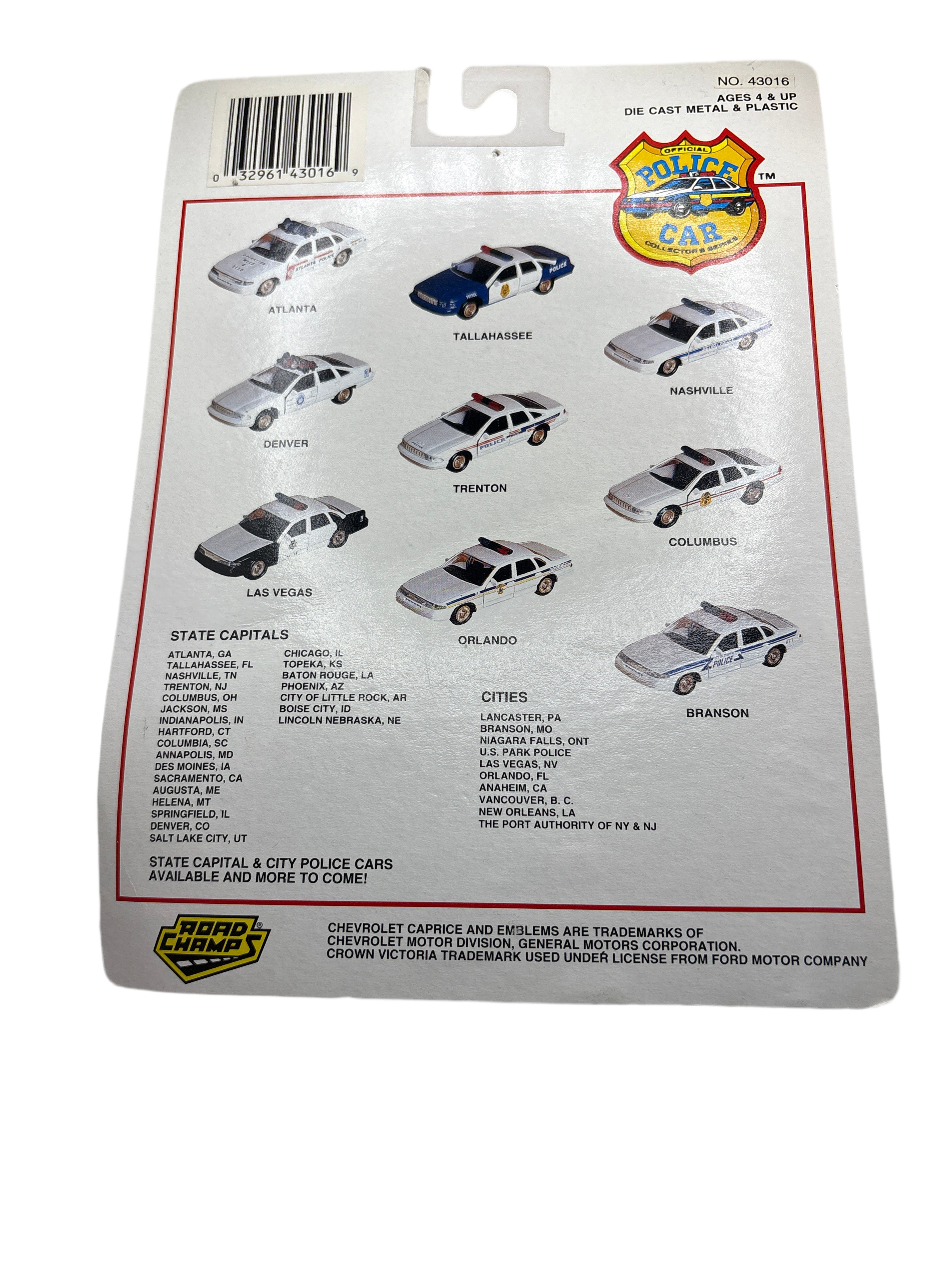 Road Champs Chevrolet Caprice Diecast