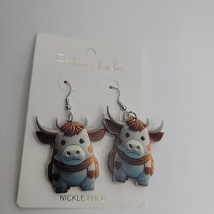 Cow Earrings