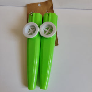 Green Kazoo Earrings