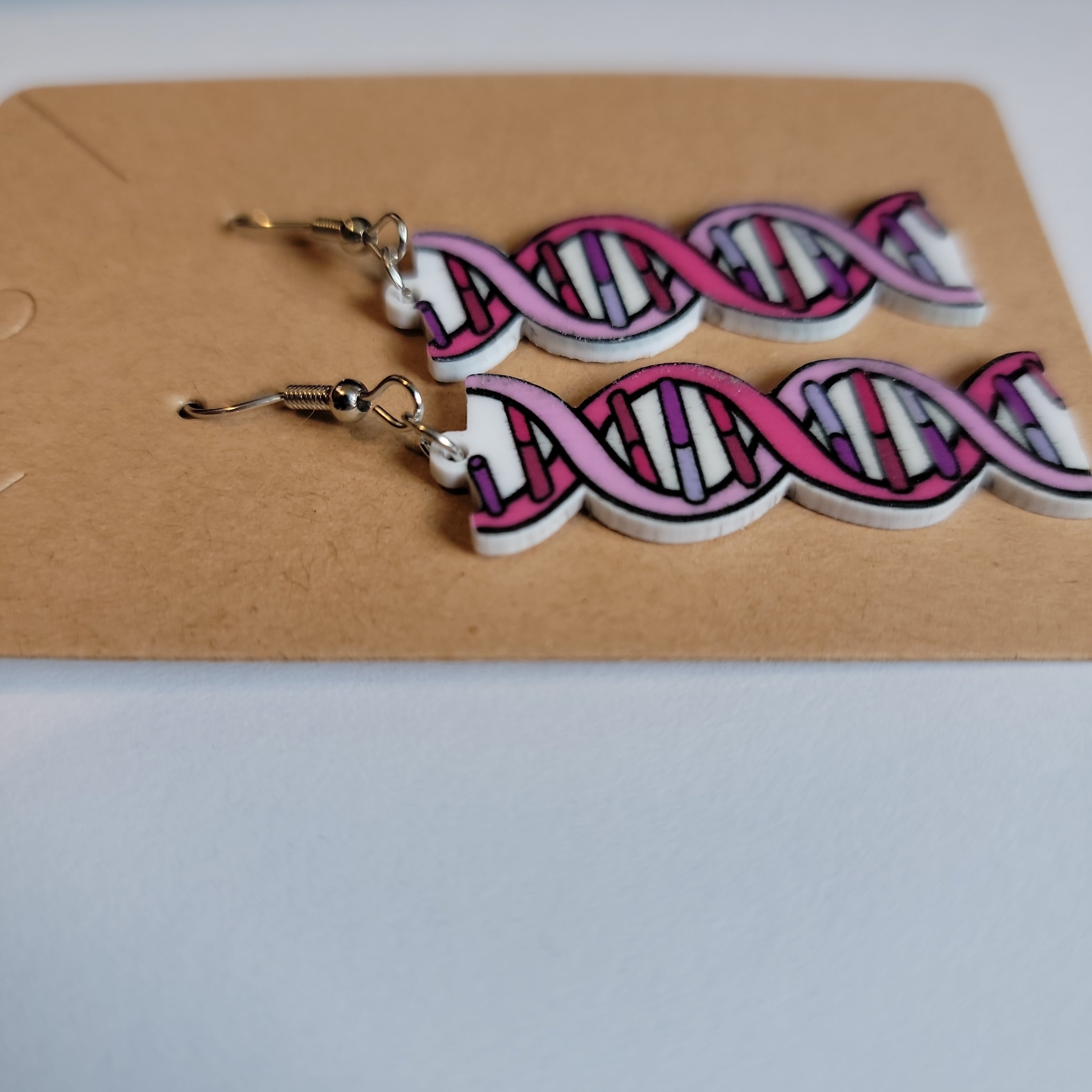 DNA Strand Earrings
