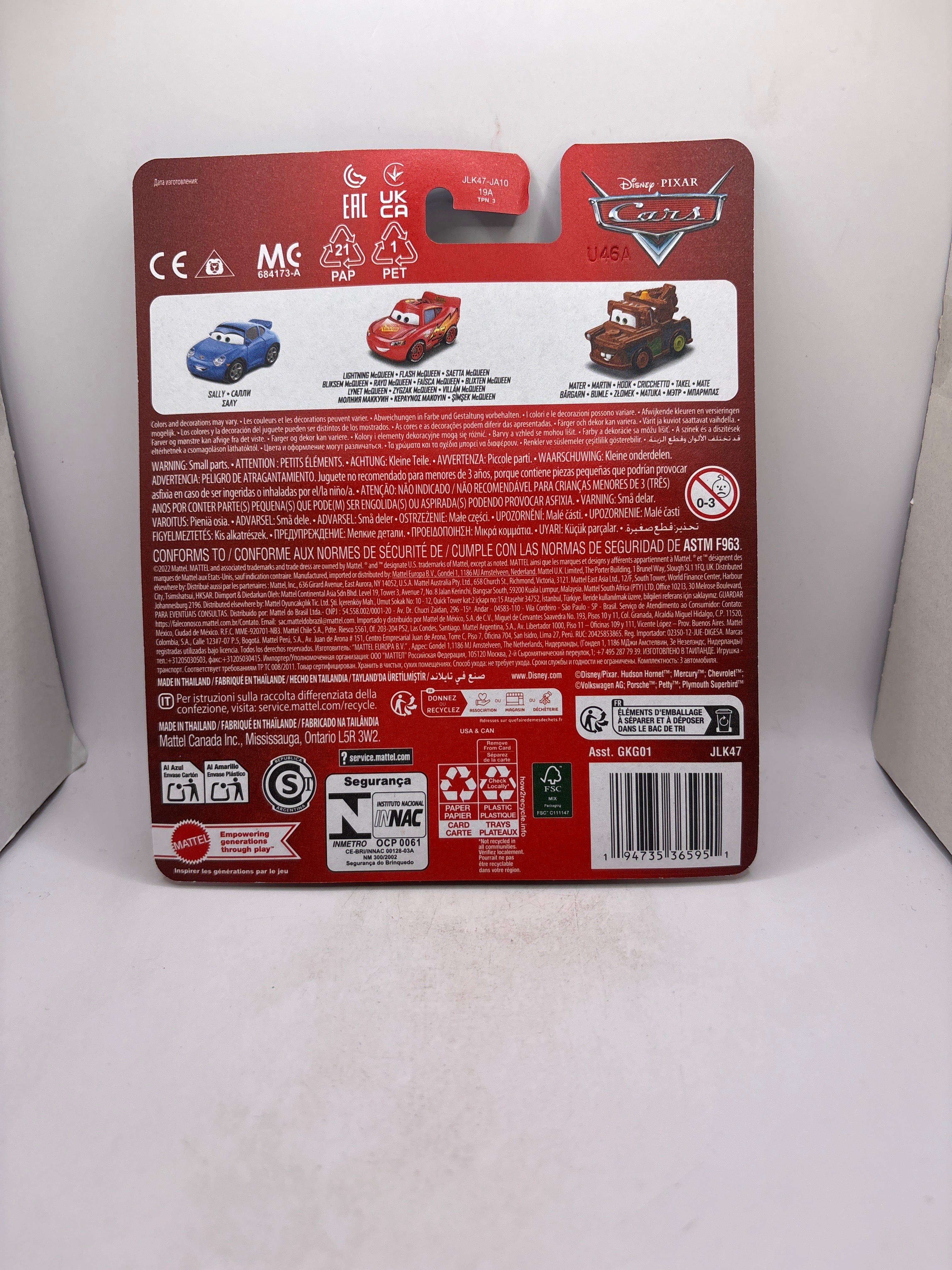 Disney Pixar Cars Sally Lightning McQueen Flash McQueen Mater Diecast multi color