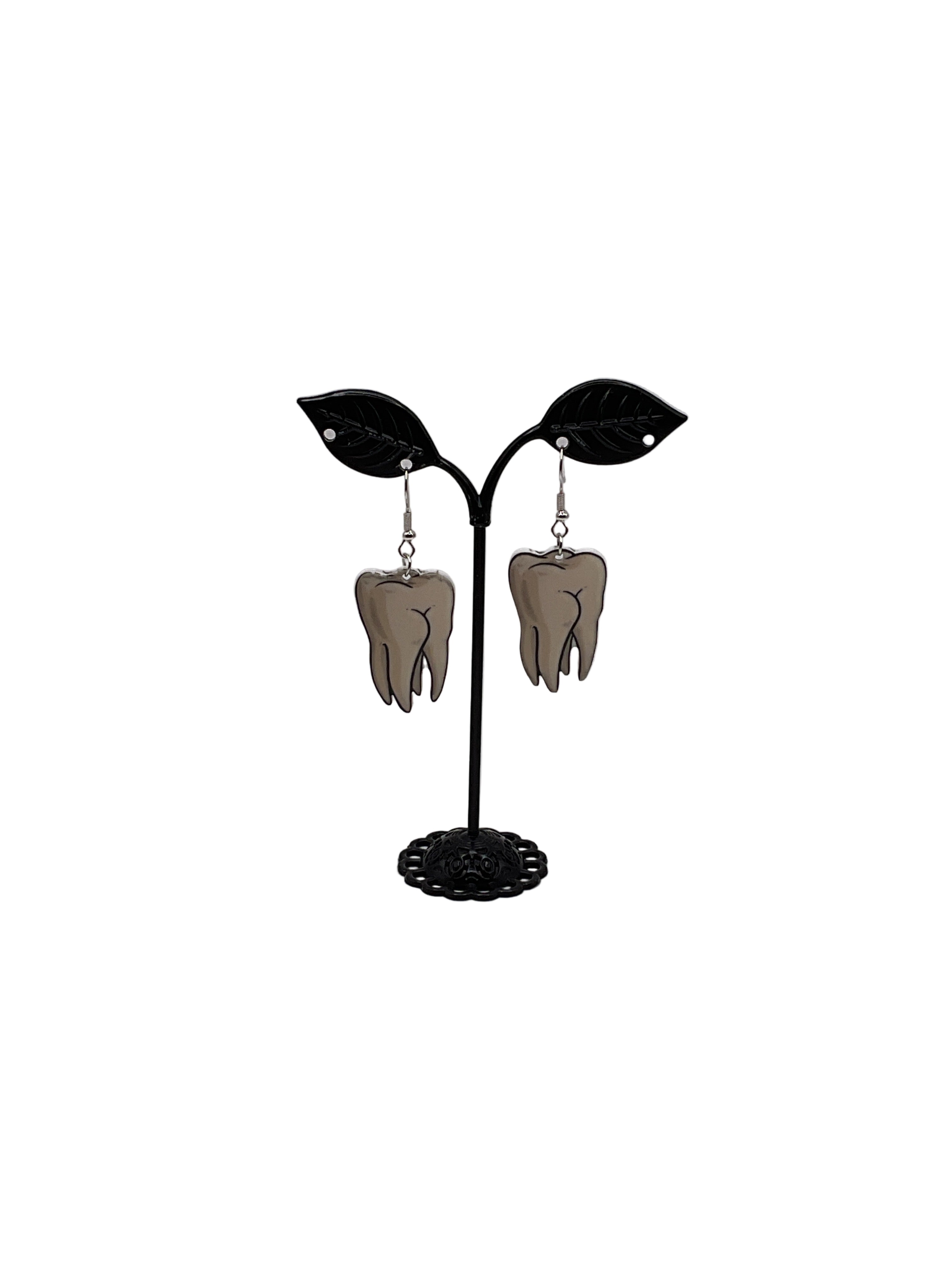 Tooth earrings