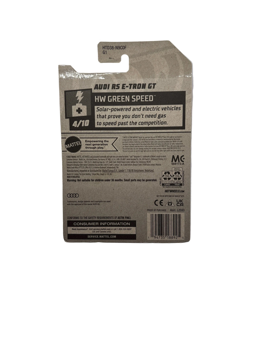 Hot Wheels Audi RS E-Tron GT Diecast