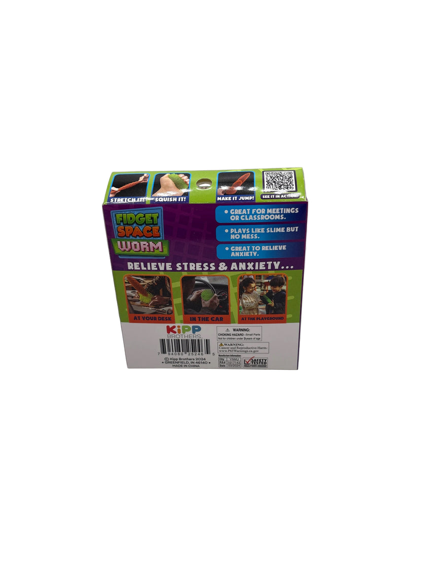 Kipp Brothers Fidget Space Worm blue
