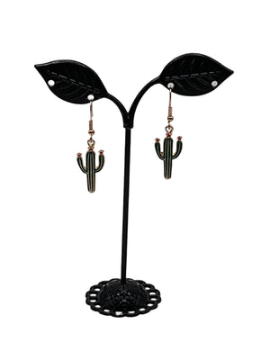 Cactus with flower Earrings