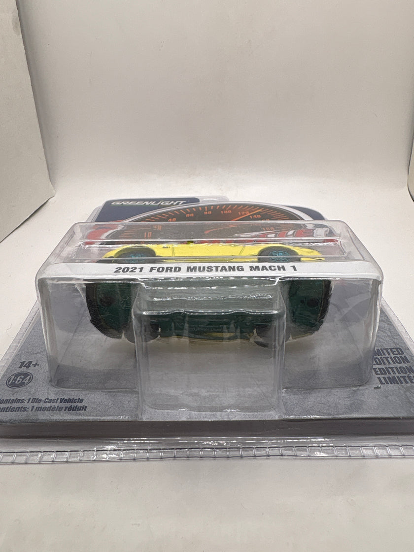 Greenlight 2021 Ford Mustang Mach 1 Diecast yellow