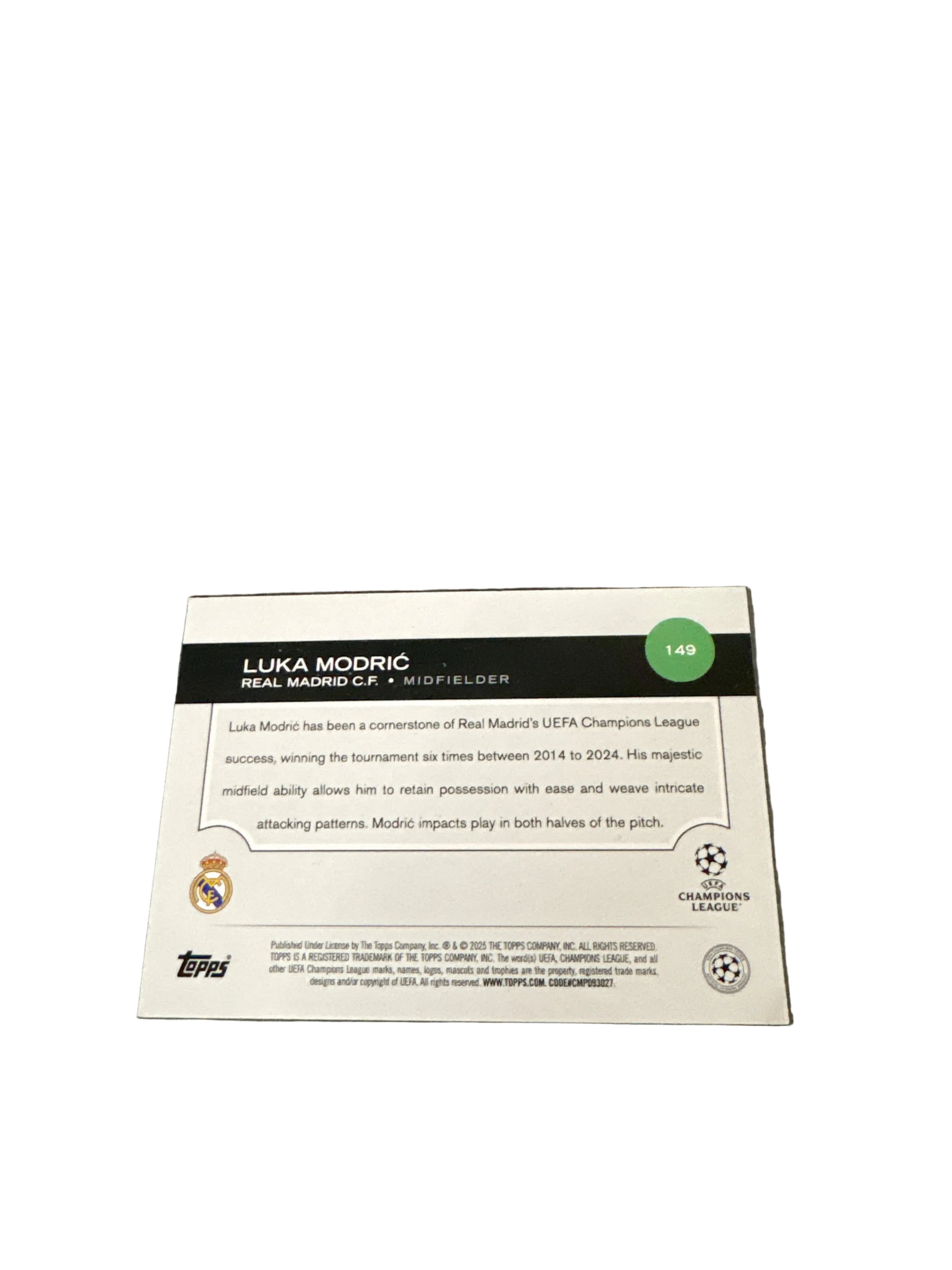Topps Luka Modric