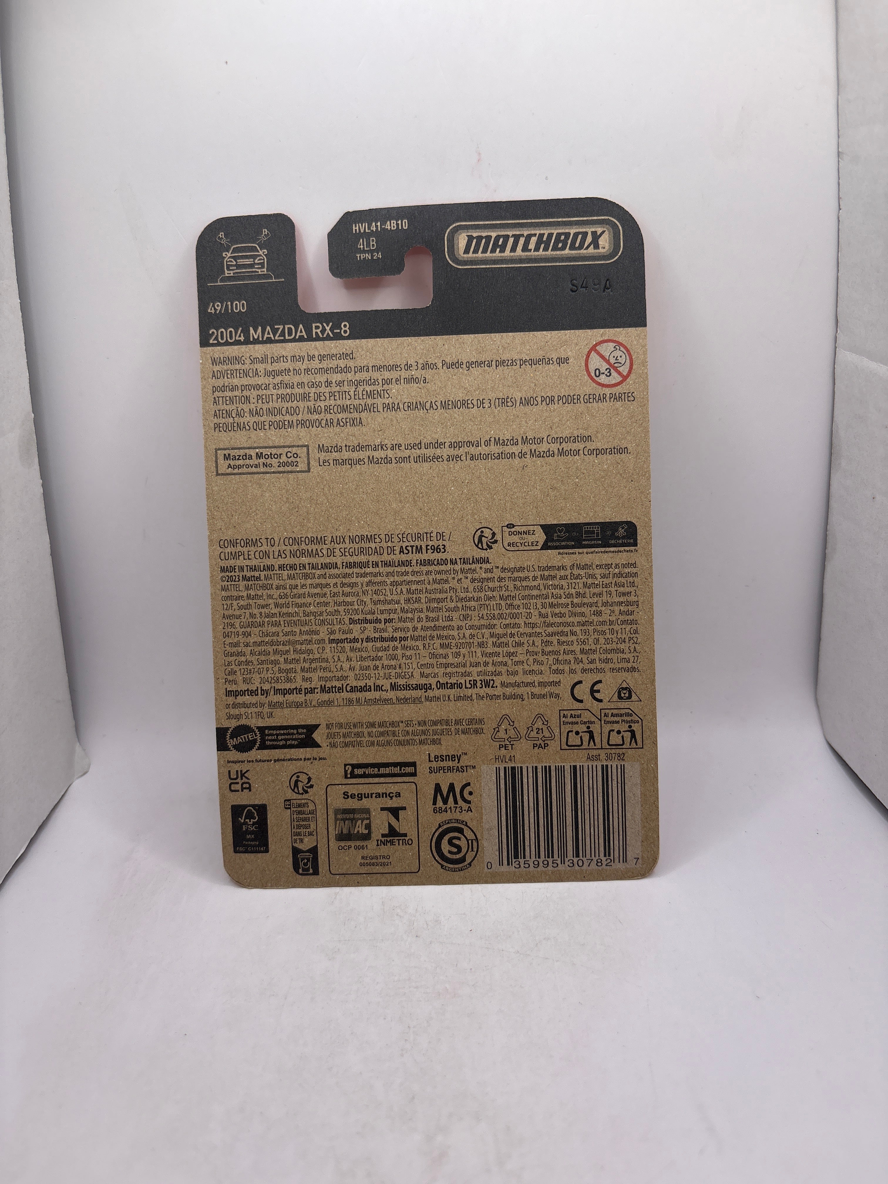 Matchbox 2004 Mazda RX-8 Diecast