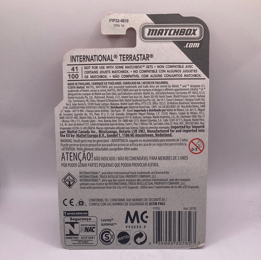 Matchbox International Terrastar Diecast