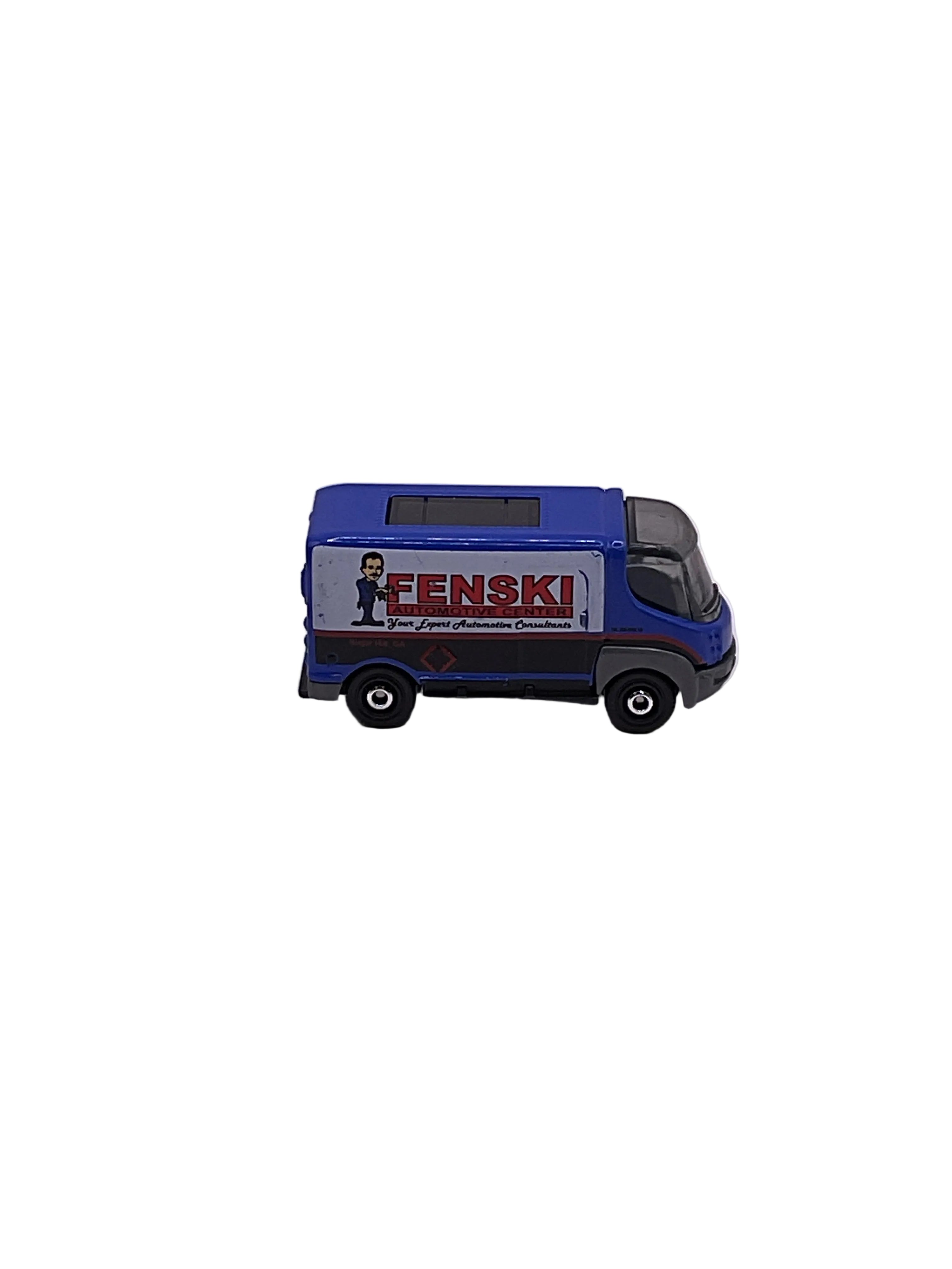 MBX Service Crew International eStar  Electric Van Diecast Blue