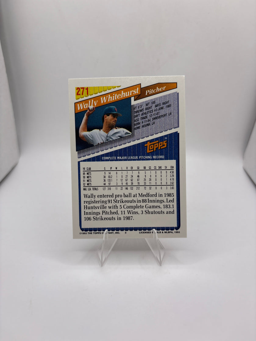 Topps Wally Whitehurst