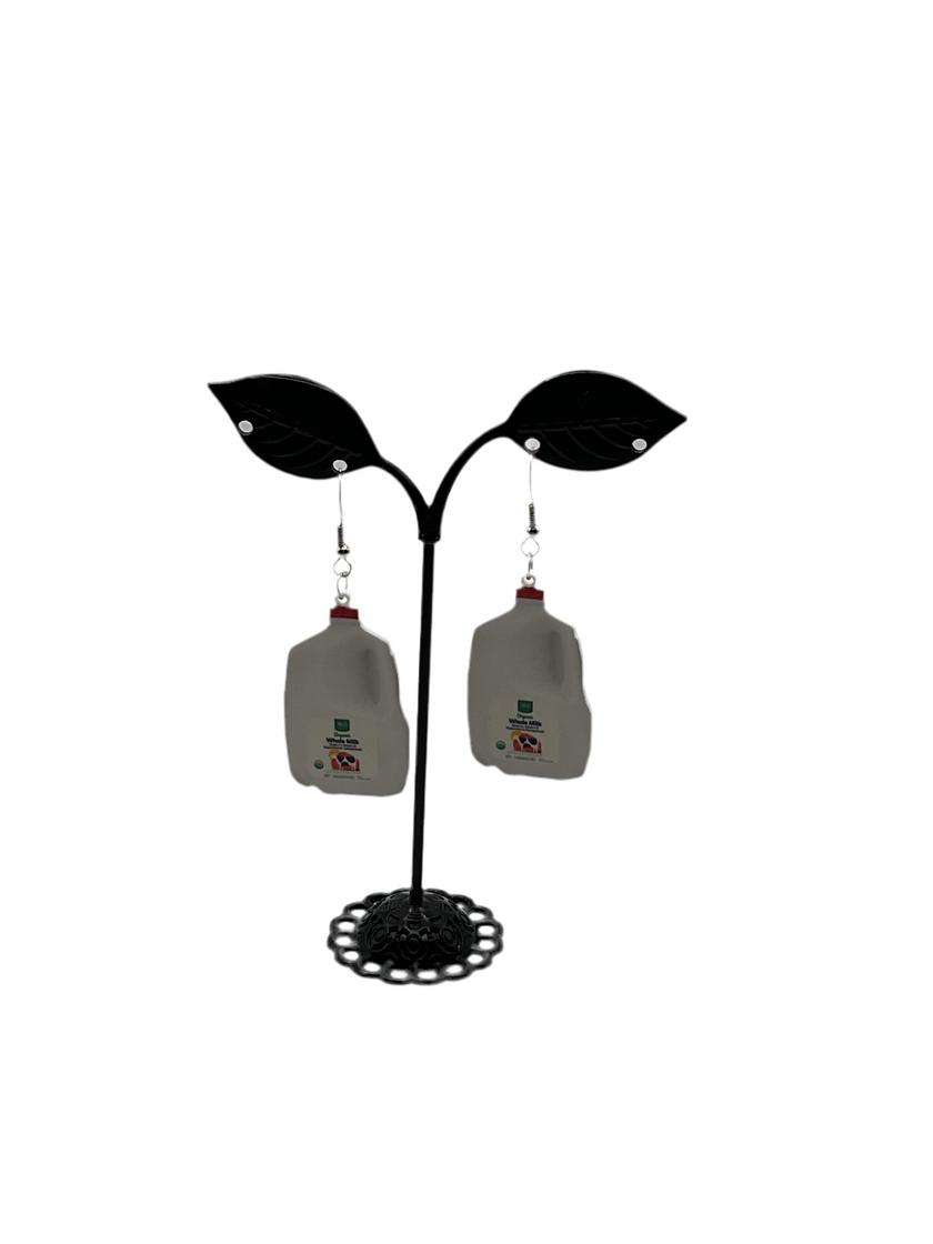 Milk earrings
