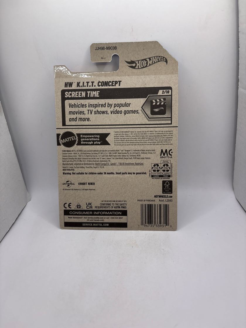 Hot Wheels HW K.I.T.T. Concept Diecast black