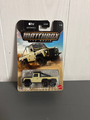 Matchbox Land Rover 6x6 Diecast yellow
