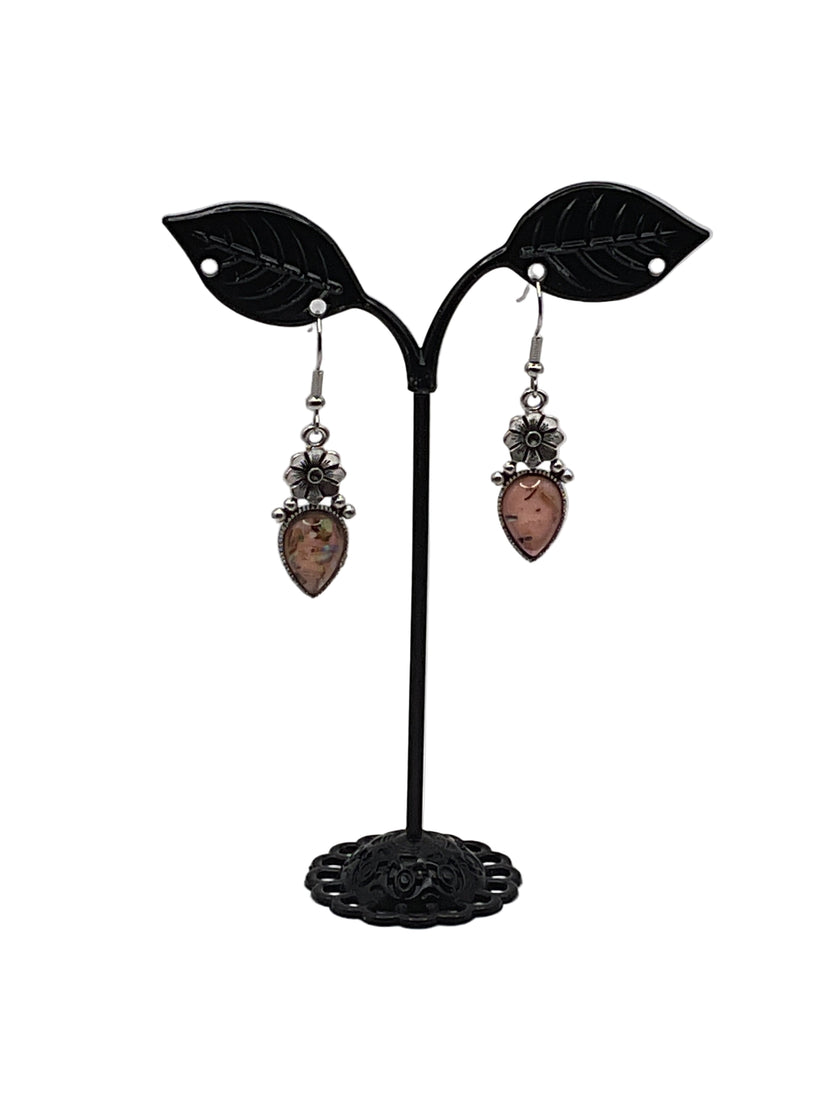 Abalone Blossom Earrings