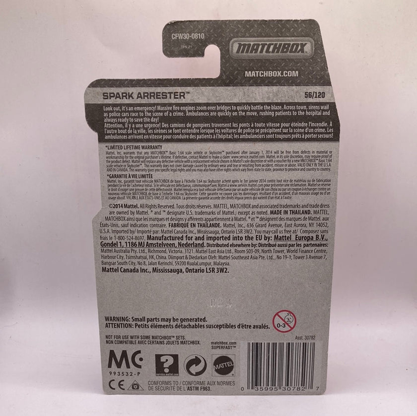 Matchbox Spark Arrester Diecasts